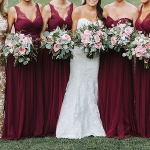 Hitherto Bhldn Anthro Fleur w/belt Dress